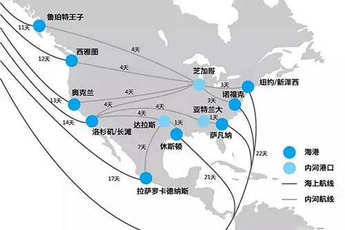 塞港致美东航线从原来22多天延迟 塞港致美东航线从原来22多天延迟