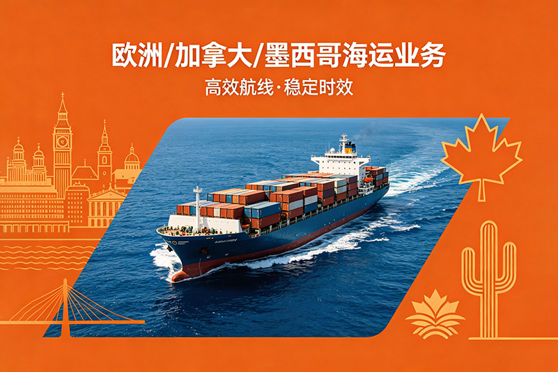 纽酷国际欧洲、加拿大、墨西哥海运/空运专线